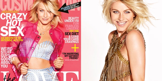 Julianne Hough on the cover of the Feb. 2013 issue of Cosmopolitan.