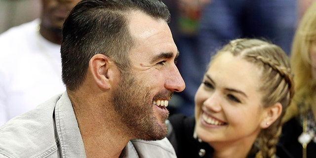 Justin Verlander and Kate Upton are expecting their first child together, the supermodel announced on Saturday, July 14, 2018.