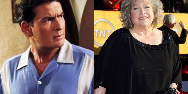 Kathy Bates will take on the role of Charlie Sheen's former character's ghost on 'Two and a Half Men'
