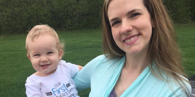 Katie Corbin warns other parents who have keyless entry cars after her son became trapped in a hot vehicle.
