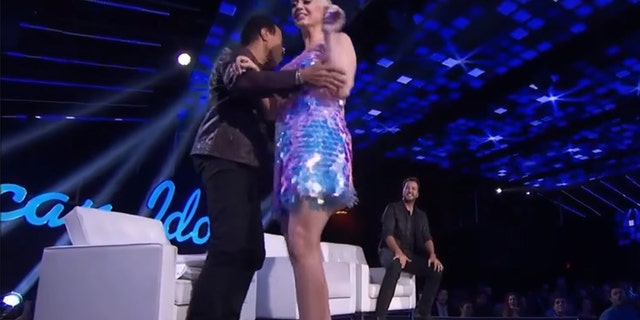 Katy Perry enjoyed the performance of rocker Cade Foehner on Sunday night.