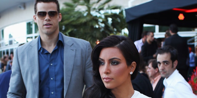 May 27, 2011: Kim Kardashian and Kris Humphries attend the Amber Fashion Show held at the Meridien Beach Plaza in Monte Carlo, Monaco.