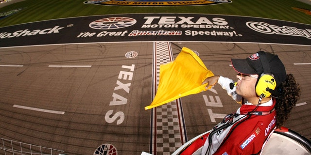 Kim Lopez in a 2007 file photo at Texas Motor Speedway.