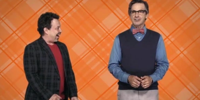 "King of the Nerds" hosts Curtis Armstrong and Robert Carradine.
