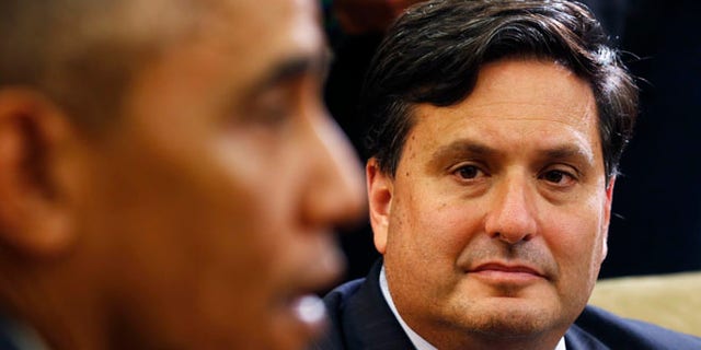 FILE: Oct. 22, 2014: President Obama and Ebola Response Coordinator Ron Klain.