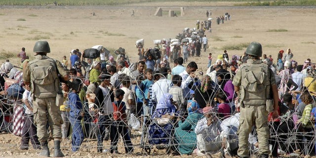 Islamic State fighters have launched an assault on Kobani, a strategically located Kurdish town in Syria roughly 6 miles from Turkey. (Reuters)