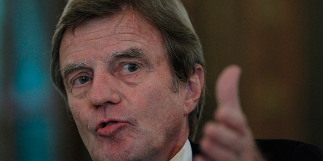 French Foreign Minister Bernard Kouchner speaks during a press conference in Beirut, Lebanon on Nov. 6.