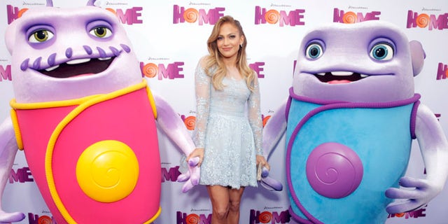 Jennifer Lopez's animated film 'Home' takes top box office slot over 'Get  Hard' | Fox News