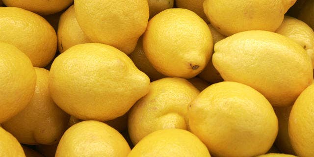 Lemons are shown in the produce section at the K+G Food Mart in Detroit, Monday, May 8, 2006. (AP Photo/Carlos Osorio)