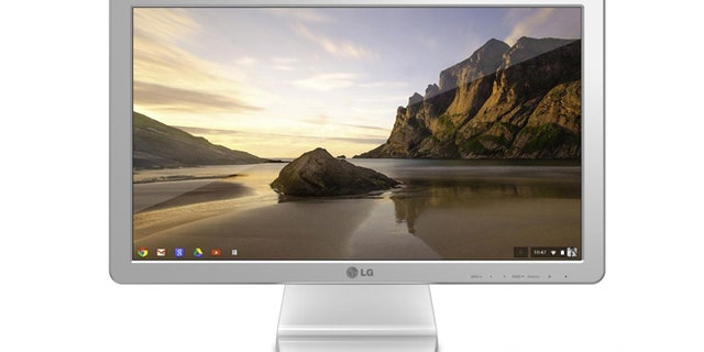 The LG Chromebase, an all-in-one computer running Google's Chrome operating system, rather than the traditional Windows. It's one of an increasing variety of threats to Microsoft's dominance on the desktop.