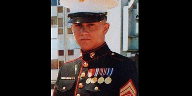This undated photo provided by the family via attorney Aaron J. Freiwald shows U.S. Marine Brian LaLoup who died in 2012 while stationed in Greece.