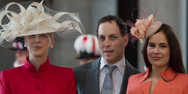 Lady Gabriella Windsor, Lord Frederick Windsor and his wife Sophie Winkleman