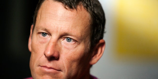 Feb. 15, 2011: In this file photo, Lance Armstrong pauses during an interview in Austin, Texas.