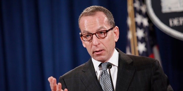 WASHINGTON, DC - DECEMBER 19: Assistant Attorney General of the Criminal Division Lanny A. Breuer speaks during a news conference at the Justice Department, on December 19, 2012 in Washington, DC. Attorney General Eric Holder announced investment bank UBS will pay 1.5 billion dollar fine to three on charges that the bank manipulated the libor interest rate. (Photo by Drew Angerer/Getty Images)