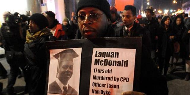 The death of Laquan McDonald triggered protests in Chicago.