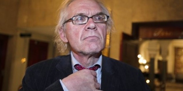 FILE 2010: Swedish artist Lars Vilks arrives to Grand hotel in Lund, Sweden.