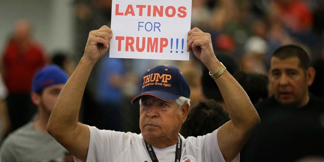 A Trump rally at the Anaheim Convention Center, Wednesday, May 25, 2016, in Anaheim, Calif.