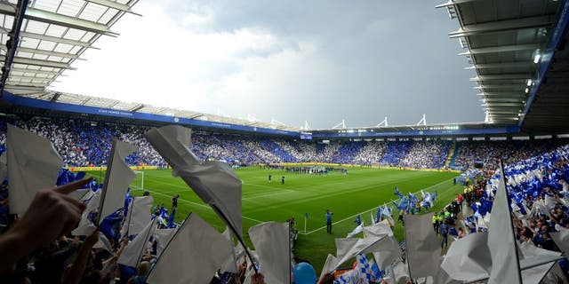 xxxx during the Barclays Premier League match between Leicester City and Everton at The King Power Stadium on May 7, 2016 in Leicester, United Kingdom.