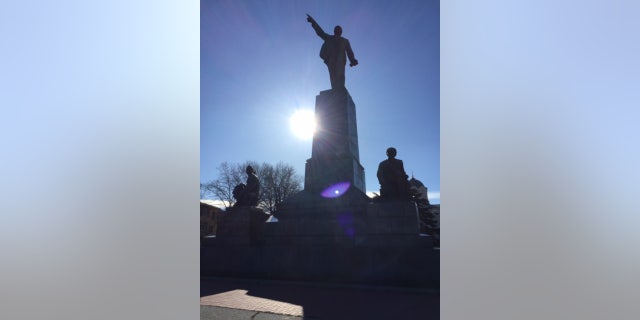 Vladimir Lenin statue in Crimea.