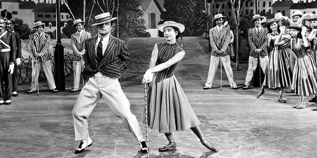 Leslie Caron in 1951's "An American in Paris" opposite Gene Kelly.