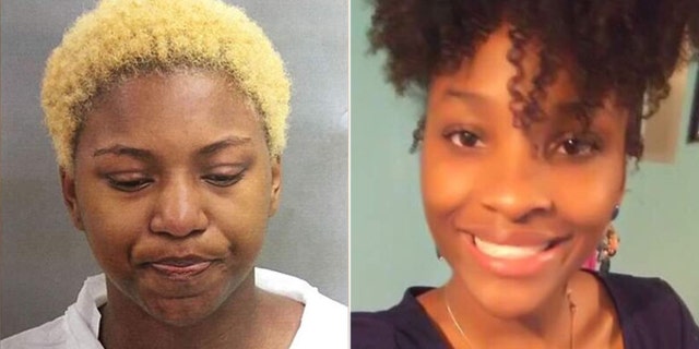 Tanaya Lewis (l.) is charged with killing classmate Danyna Gibson Wednesday at Fitzgerald High School in Warren, Michigan.