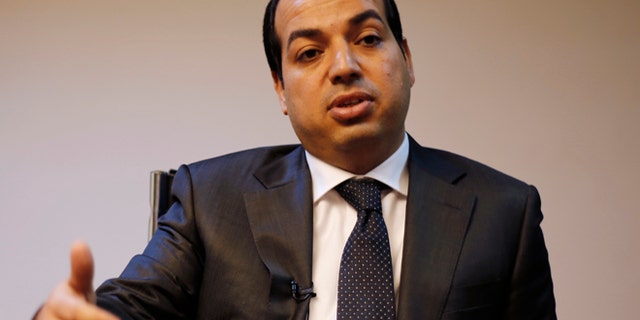 May 26, 2014: Libya's new Prime Minister Ahmed Maiteeq talks during an interview with Reuters journalists in Tripoli. (Reuters)