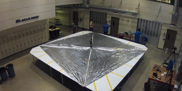 The Planetary Society's LightSail during its day-in-the-life test.