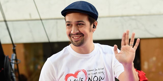 NEW YORK, NY - JULY 11:  Lin-Manuel Miranda performs on NBC's "Today" at Rockefeller Plaza on July 11, 2016 in New York City.  (Photo by Jamie McCarthy/Getty Images)