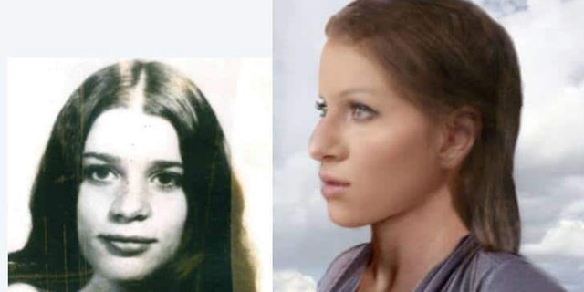 A photo of Linda Pagano and the sketch artist Carl Koppelman came up with based on a photo of unidentified remains in a police file.