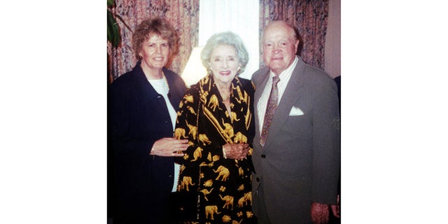 Linda Hope (left) with her parents.