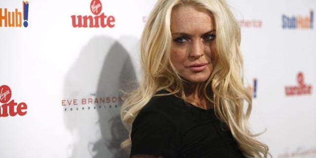 October 26, 2009: Actress Lindsay Lohan arrives at Sir Richard Branson and Eve Branson's Rock the Kasbah Gala to benefit Virgin Unite and the Eve Branson Foundation at Vibiana in Los Angeles.