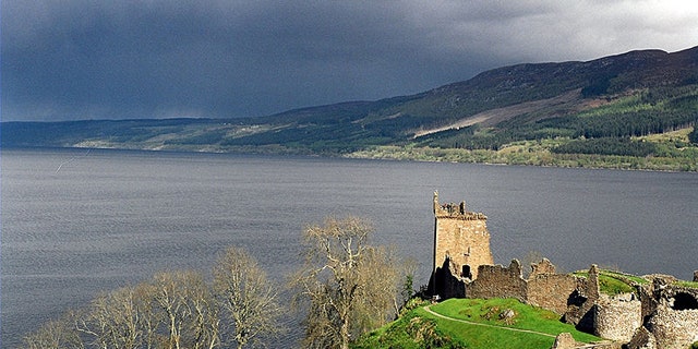 Loch Ness with Urquhart Castle in the foreground.