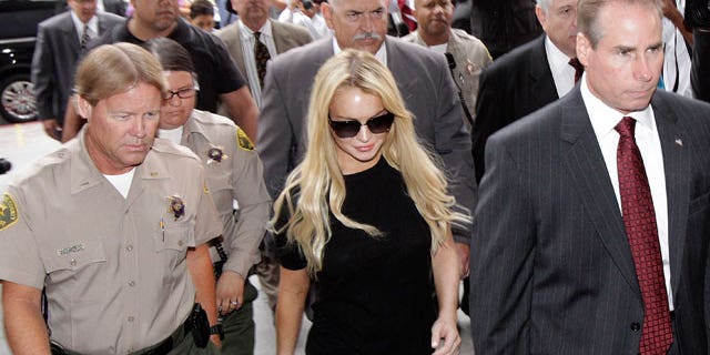 July 6: Lindsay Lohan arrives for a probation hearing in Los Angeles.