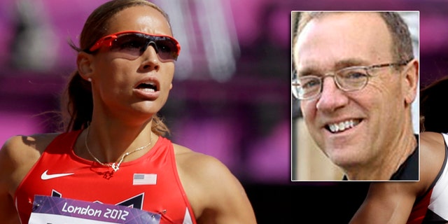 The New York Times' Jere Longman is under fire for criticizing American sprinter Lolo Jones, seen competing Aug. 6, 2012, in a women's 100-meter hurdles heat at the London Olympics.