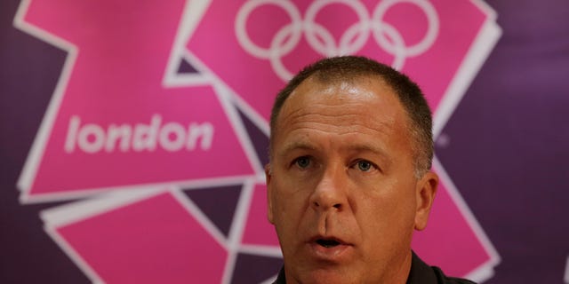 July 24, 2012: Mano Menezes, head coach for the Brazilian men's soccer team talks to reporters during a press conference at the Millennium stadium, in Cardiff, Wales ahead of the 2012 Summer Olympics.