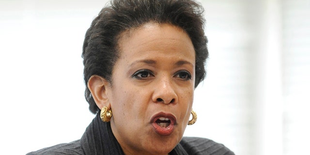 July 21, 2015: Attorney General Loretta Lynch speaks in East Haven, Conn.