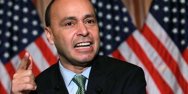 WASHINGTON, DC - DECEMBER 08: U.S. Rep. Luis Gutierrez (D-IL) speaks during a news conference on the Development, Relief and Education for Alien Minors Act, also known as DREAM Act, on Capitol Hill December 8, 2010 in Washington, DC. The Senate and the House will vote today on the DREAM Act, which would grant young illegal immigrants citizenship if they attend college or join the military. (Photo by Alex Wong/Getty Images)