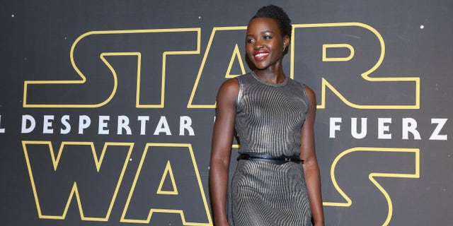 MEXICO CITY, MEXICO - DECEMBER 08: Actress Lupita Nyong'o attends the "Star Wars: The Force Awakens" Mexico City premiere fan event at Cinemex Antara Polanco on December 8, 2015 in Mexico City, Mexico. (Photo by Victor Chavez/Getty Images for Walt Disney Studios')