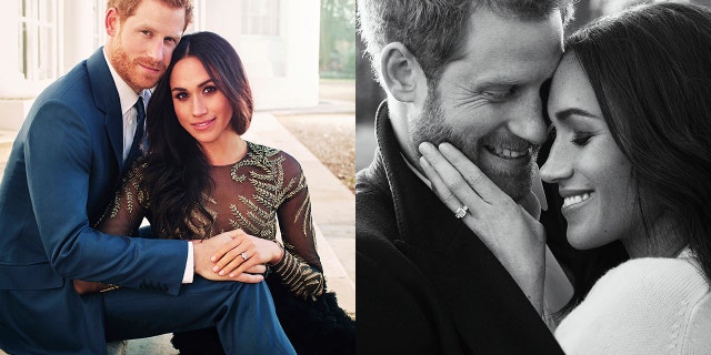 MEGHAN MARKLE PRINCE HARRY ENGAGEMENT PICS AP