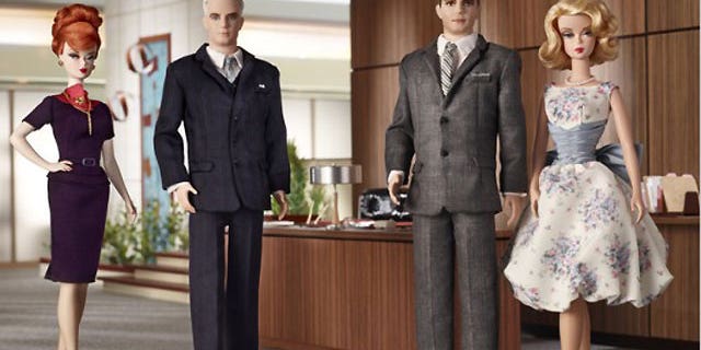 A line of barbies based on the characters of the AMC drama 'Mad Men' is now available for purchase.
