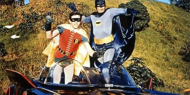 Burt Ward and Adam West.