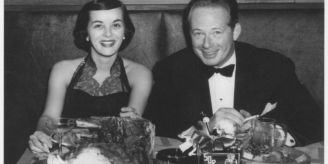 Carolyn Scott Reybold and her husband at the Stork Club.