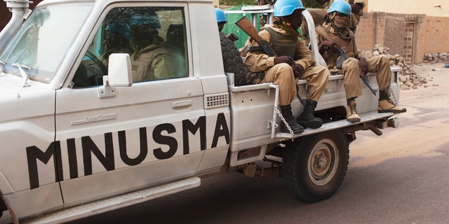 July 28, 2013 - FILE photo of UN peacekeepers from a Burkina Faso patrol in Timbuktu, Mali.