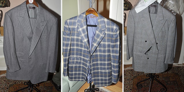The prosecution has released exhibit photos of Manafort's expensive clothes, including a large number of suits.