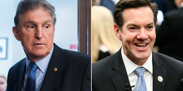 Sen. Joe Manchin (left) and Rep. Evan Jenkins, both of West Virginia