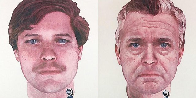 Marinette County Sheriff's Office releases sketches on Monday of a suspect in the 1976 double murder of a young couple.