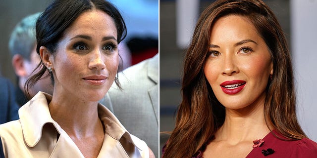 Meghan Markle (left) and Olivia Munn (right).