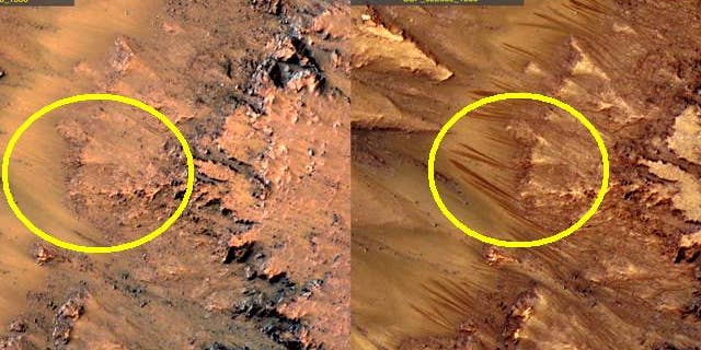 nasa satellites on mars