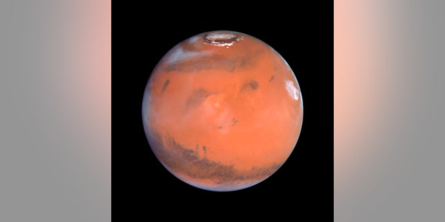 This 1999 Hubble telescope image shows Mars when Mars was 54 million miles from Earth.