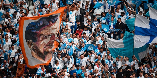 A Marseille fan was able to make a ceremonial goal Sunday.